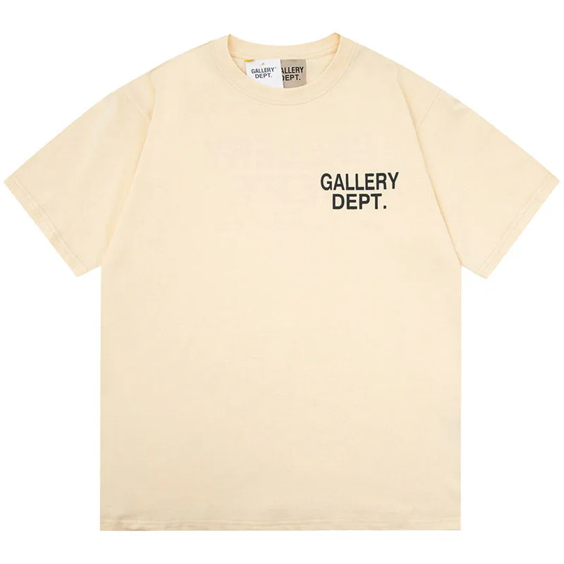 GALLERY DEPT. logo-print crew neck T-shirts