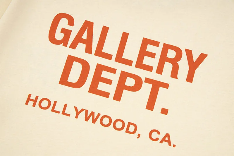 GALLERY DEPT. logo-print crew neck T-shirts
