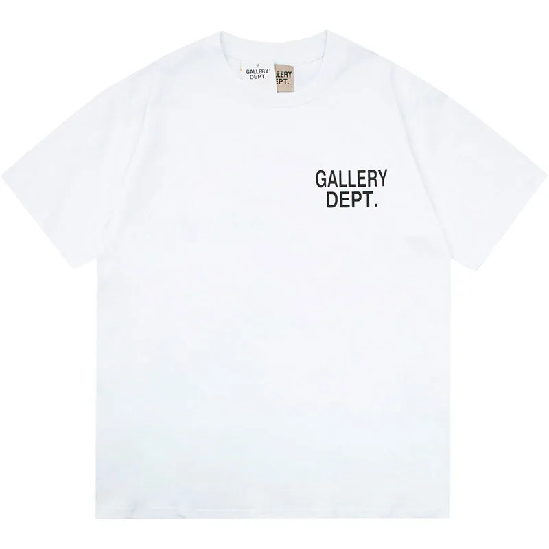 GALLERY DEPT. logo-print crew neck T-shirts