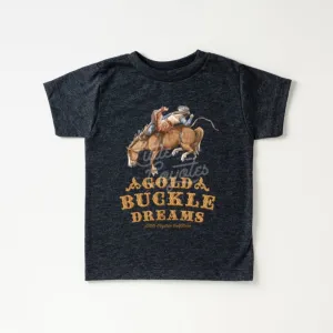 Gold Buckle Dreams Bareback Horse Toddler Tee