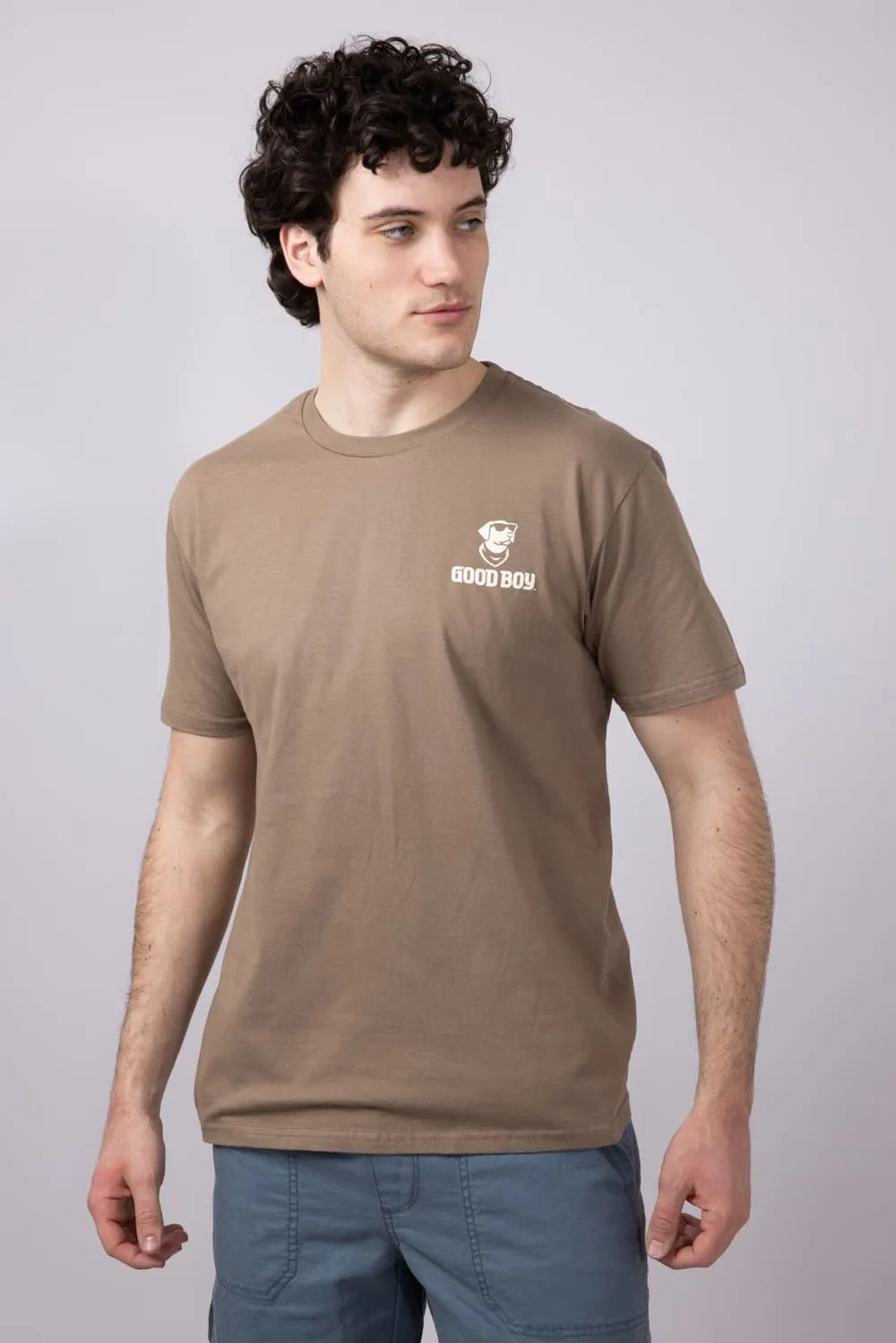 Good Boy Pack T-Shirt for Men in Brown | 2213-BROWNSAVANA