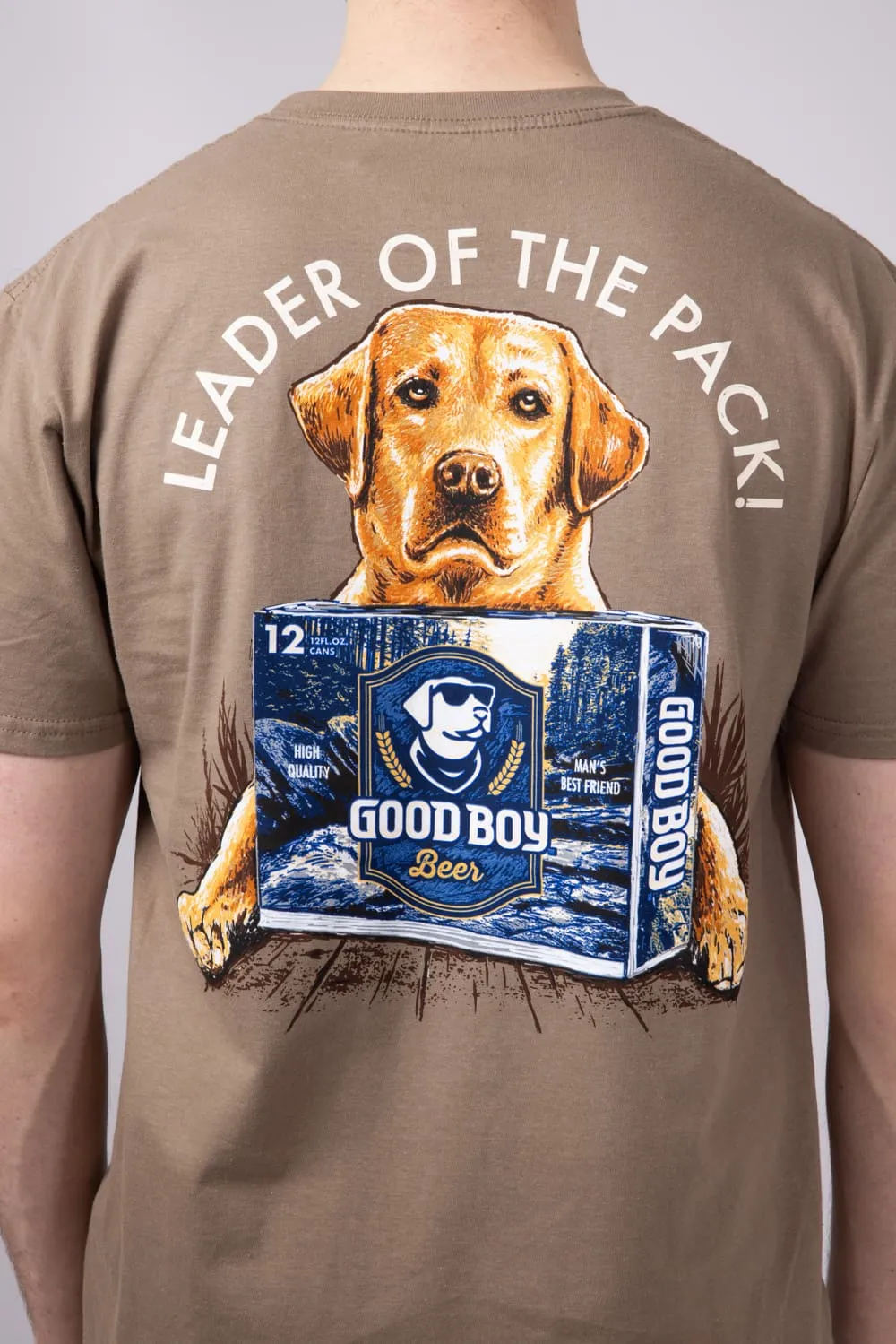 Good Boy Pack T-Shirt for Men in Brown | 2213-BROWNSAVANA
