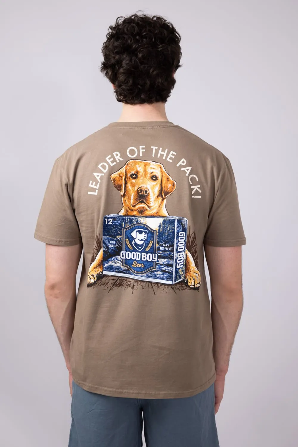 Good Boy Pack T-Shirt for Men in Brown | 2213-BROWNSAVANA