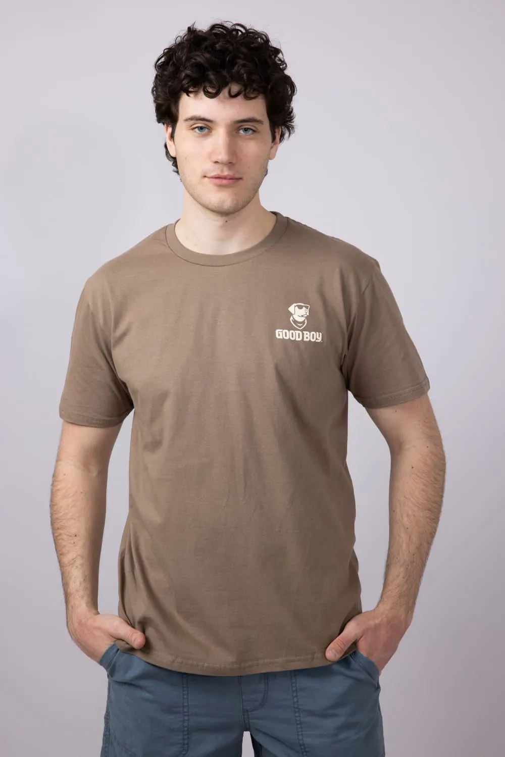 Good Boy Pack T-Shirt for Men in Brown | 2213-BROWNSAVANA