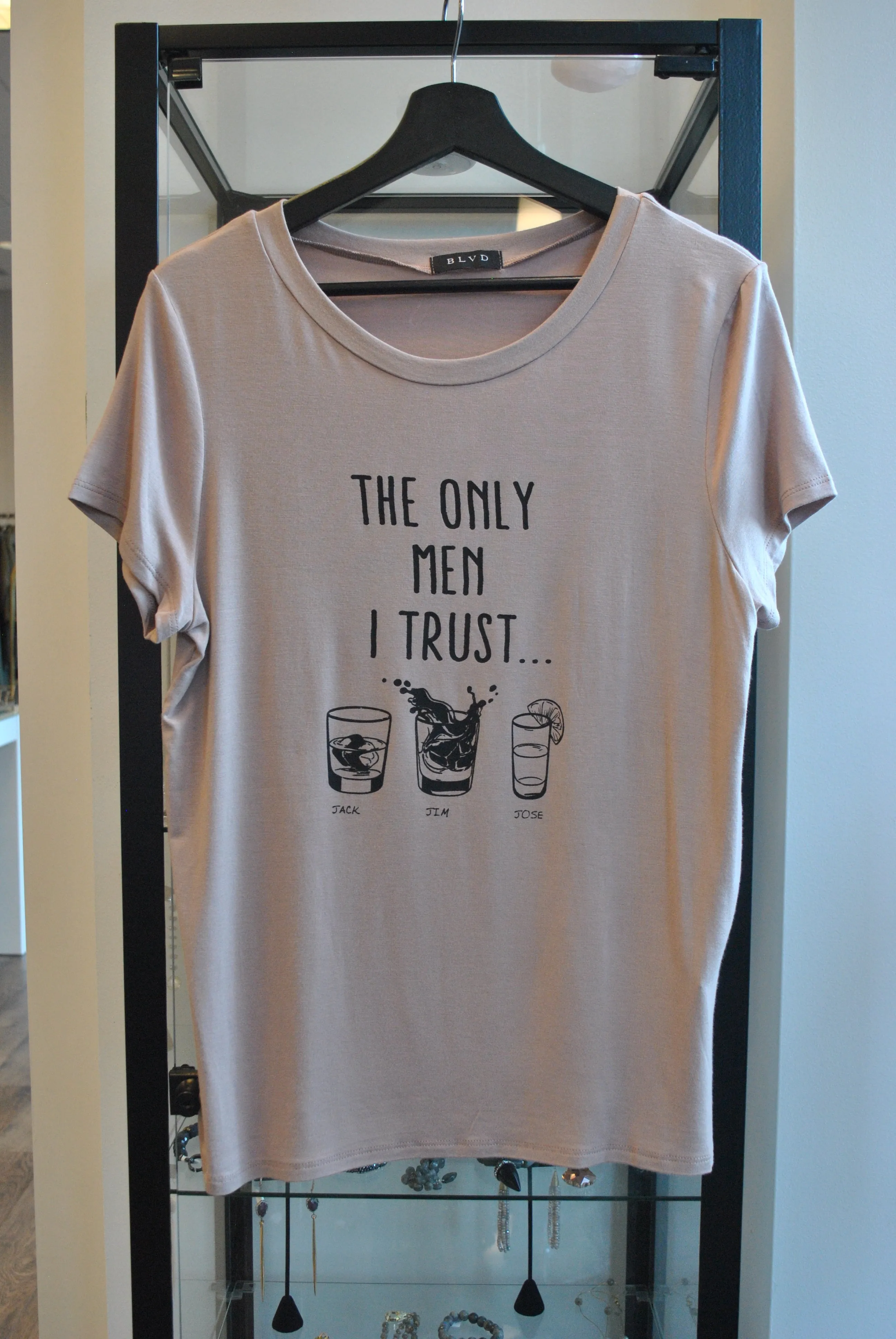 GRAPHIC T-SHIRT - TAUPE