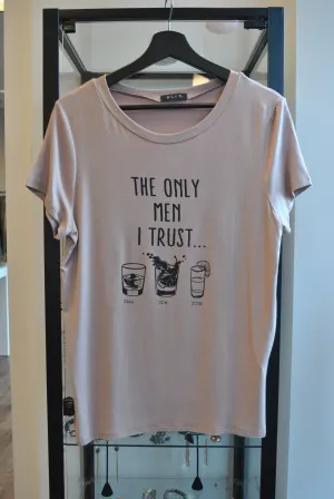 GRAPHIC T-SHIRT - TAUPE