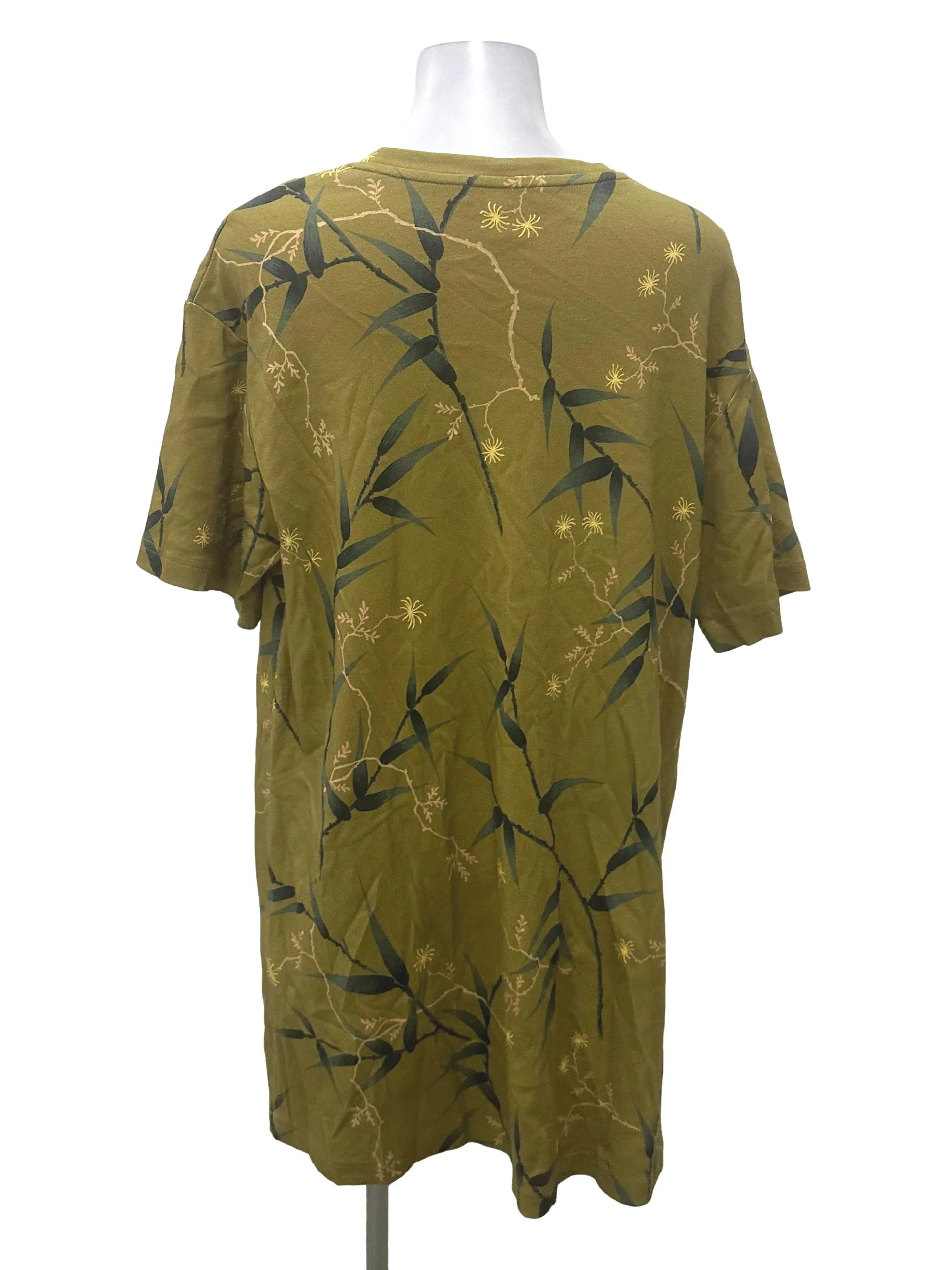 Green Print Top