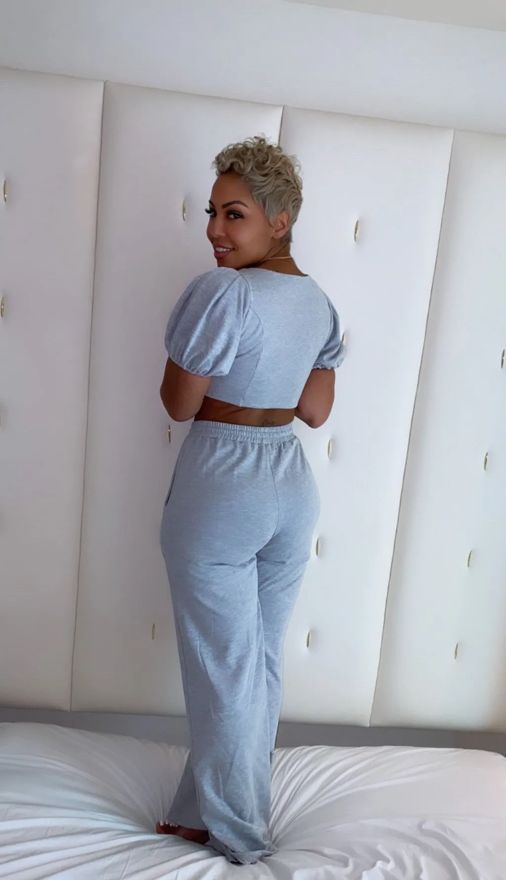 Grey Days Pants Set