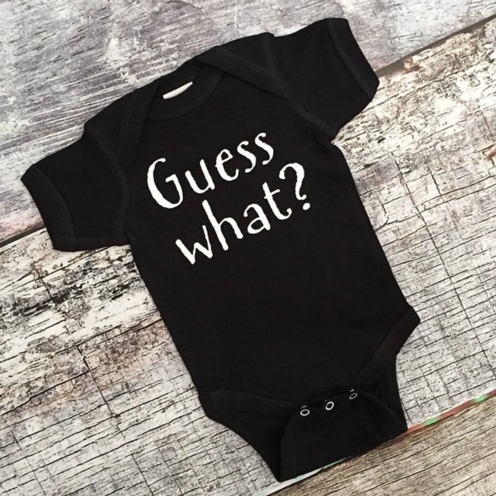 Guess What Pregnancy Birth Announcement Shirt