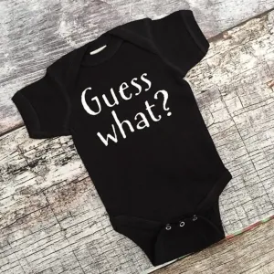 Guess What Pregnancy Birth Announcement Shirt