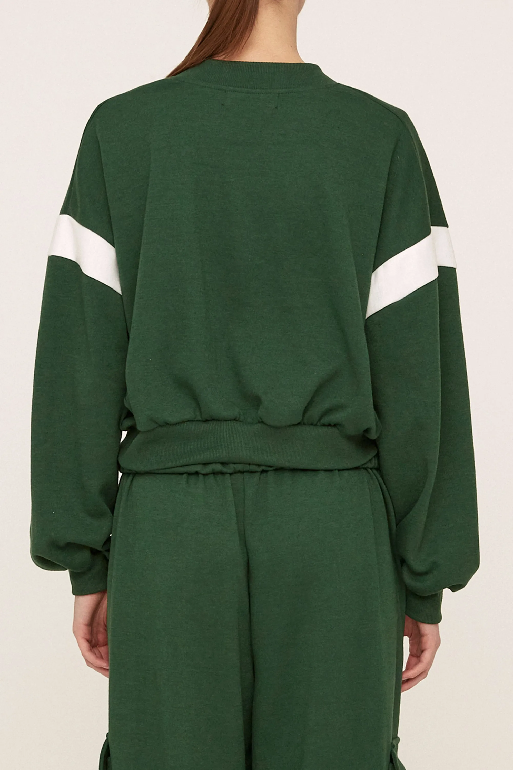 Hailey Cropped Varsity Jacket