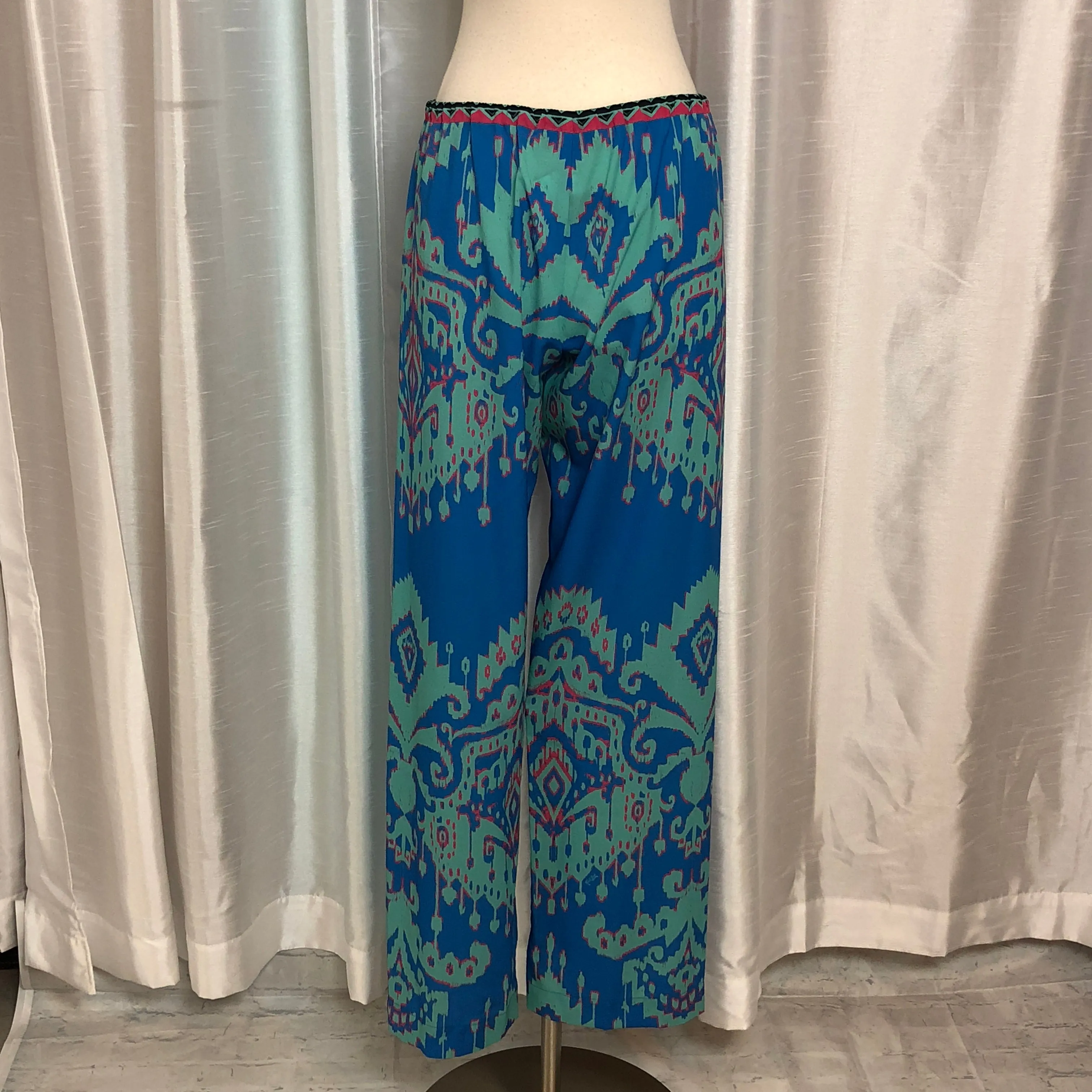 HALE BOB Wide Leg Printed Pants Size M