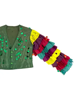 Handmade Flamenco Ruffle Jacket