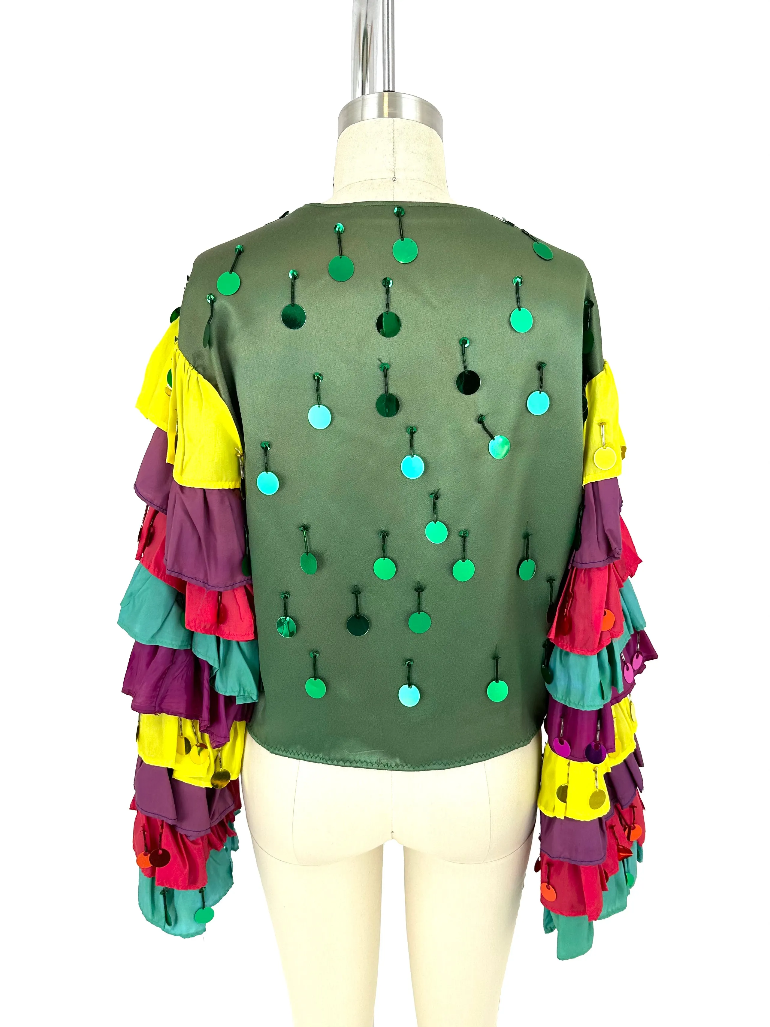 Handmade Flamenco Ruffle Jacket