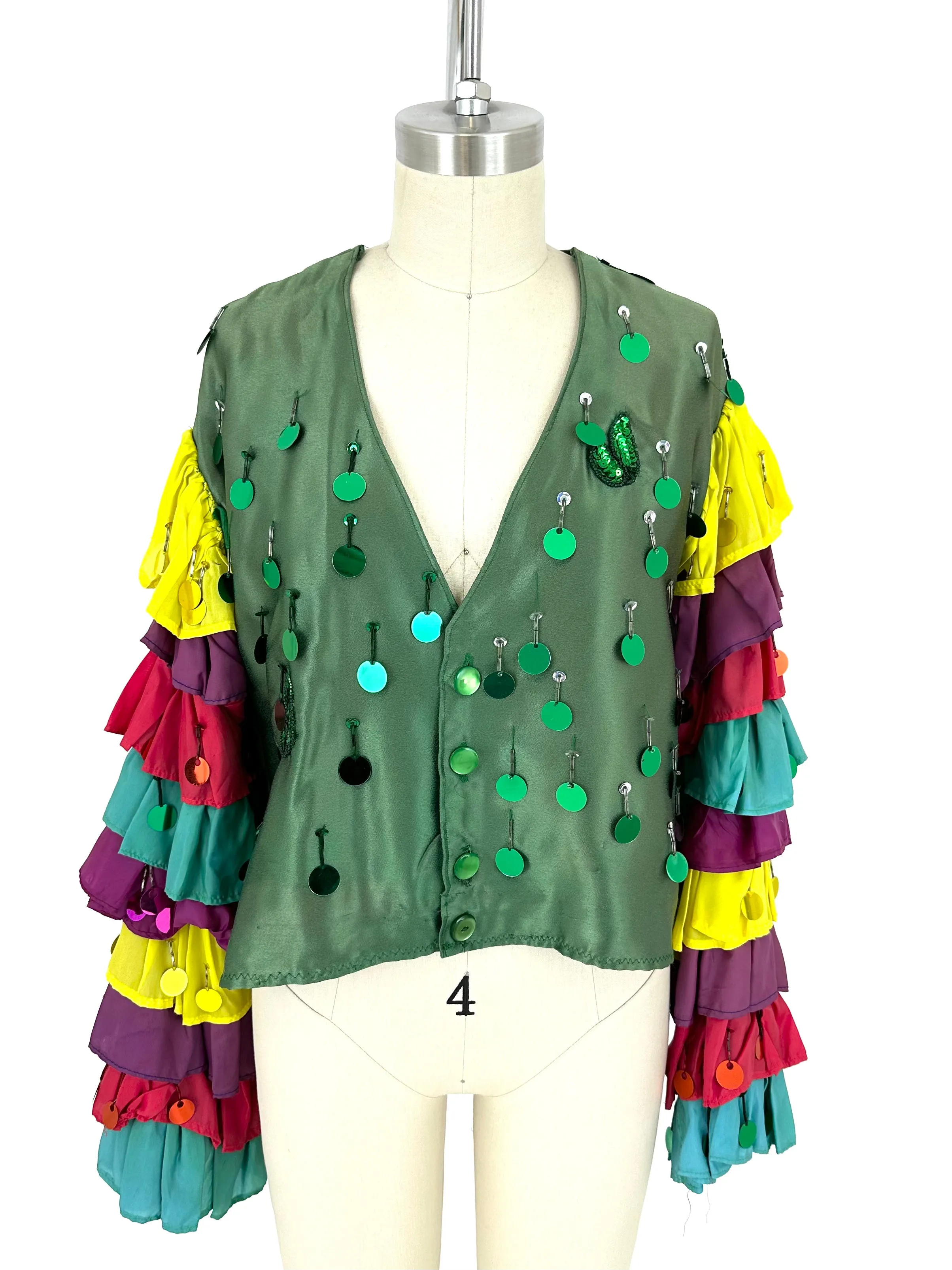 Handmade Flamenco Ruffle Jacket