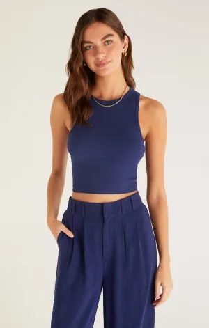 Hannah Cropped Rib Tank