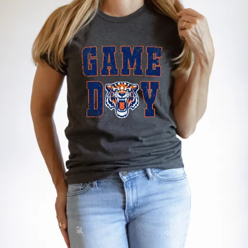 Hazel Blues® |  Auburn Tigers Distressed Graphic Tee