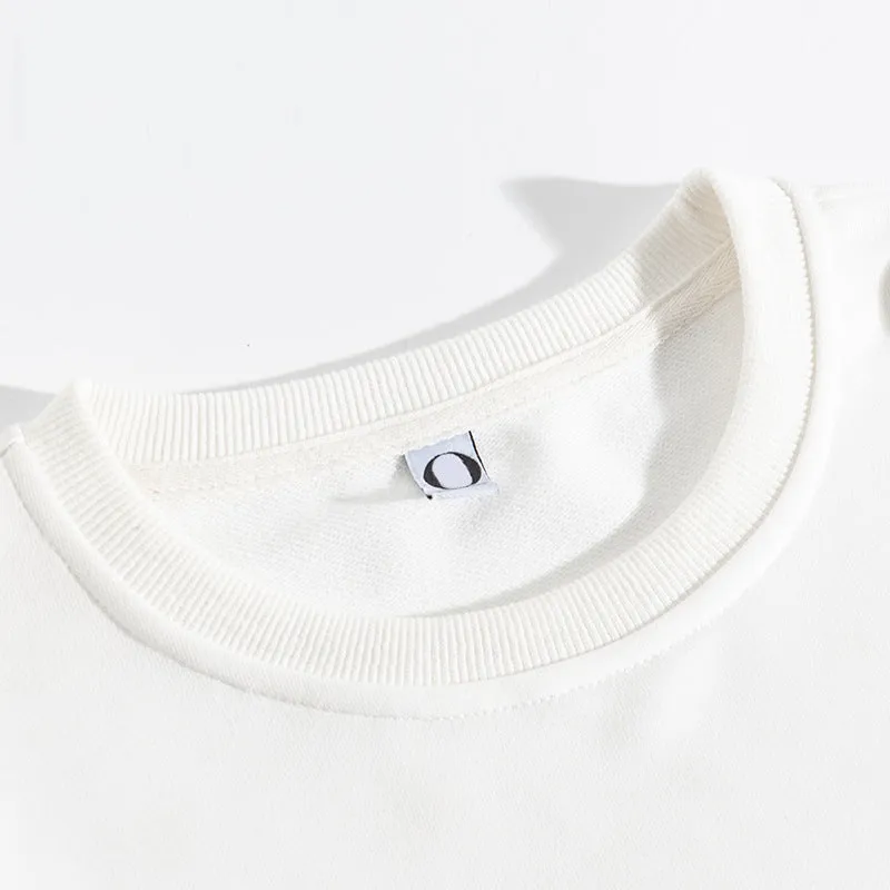 Hello Autumn O-Neck White Sweater