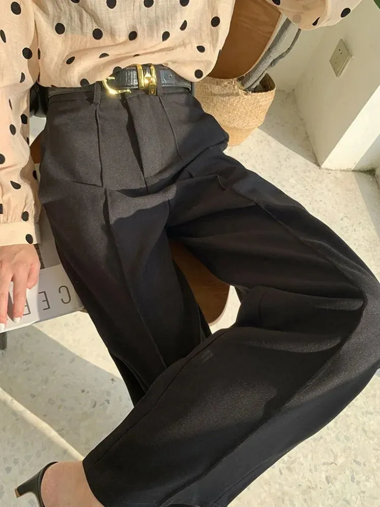 High Waist Loose Wide Leg Pants