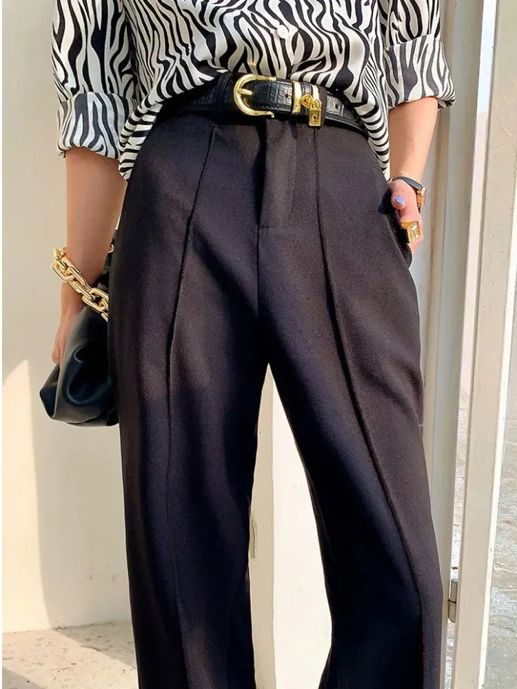 High Waist Loose Wide Leg Pants