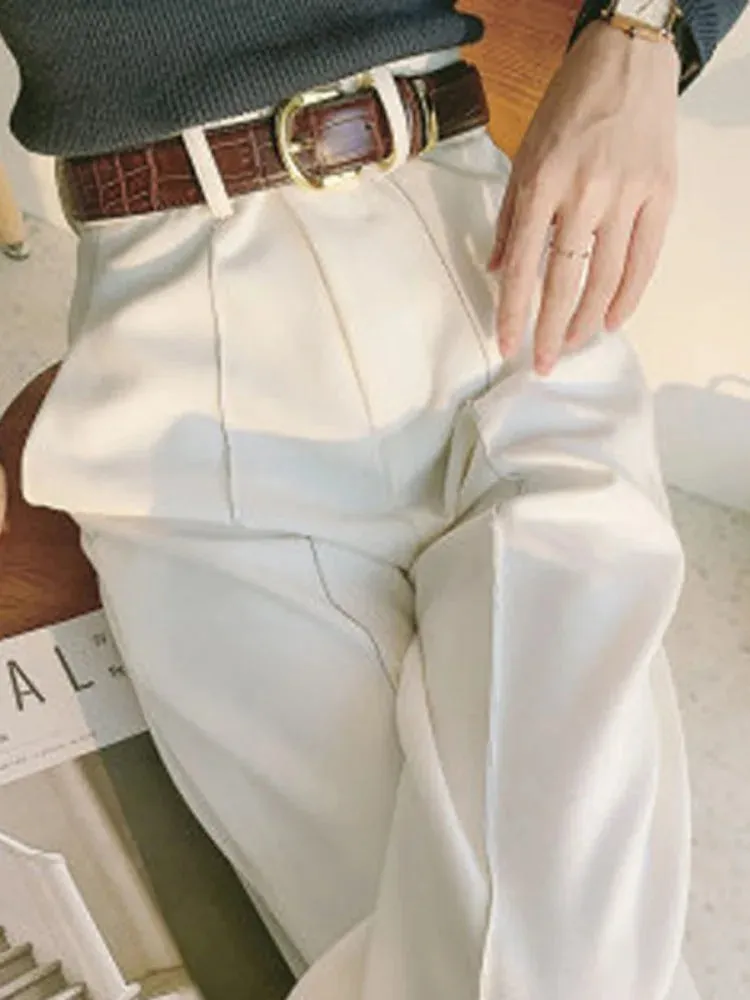 High Waist Loose Wide Leg Pants