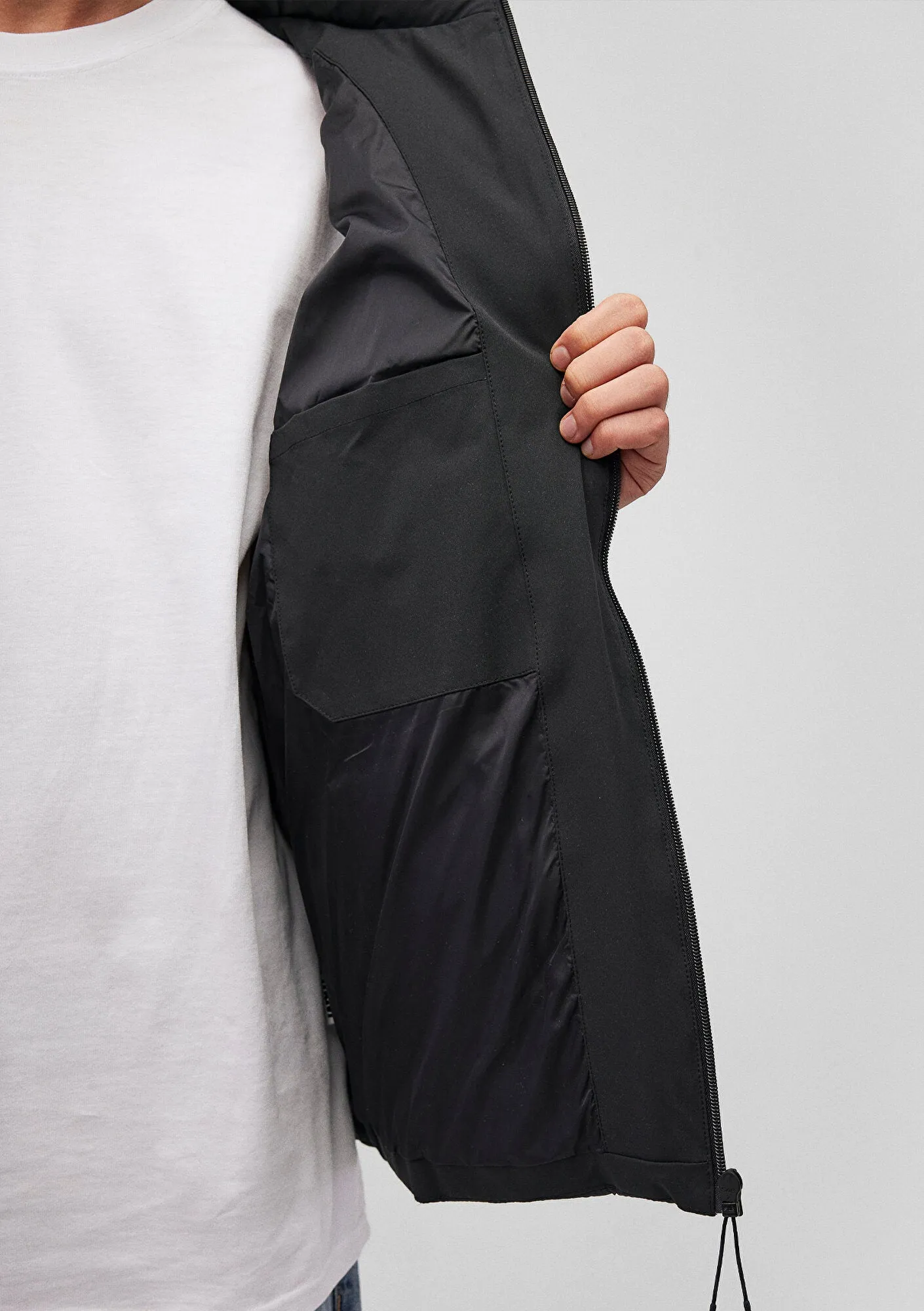 Hooded Black Jacket