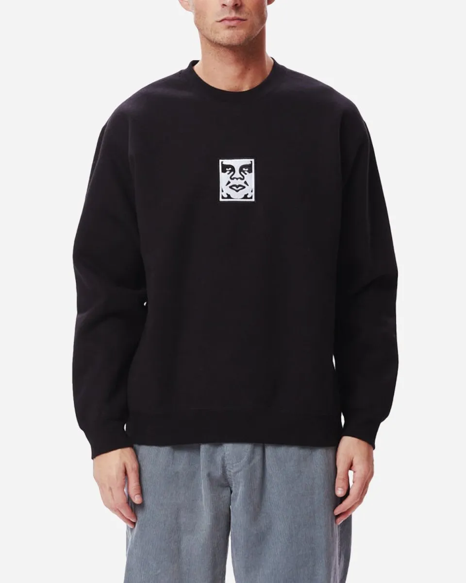 Icon Extra Heavy Crew - Black