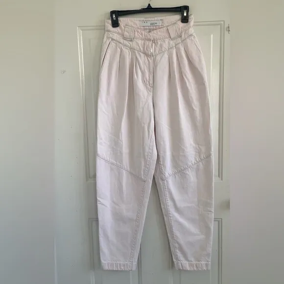 IRO MARMON HIGH RISE TAPERED PINKISH PANTS SIZE 36