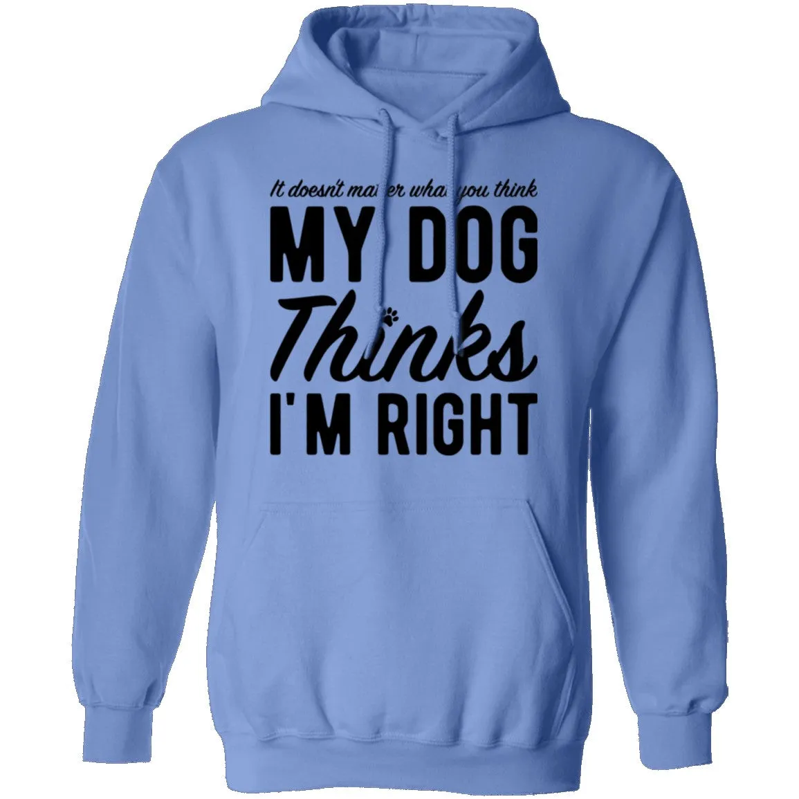 It Doesn't Matter What You Think My Dog Thinks I'm Right T-Shirt
