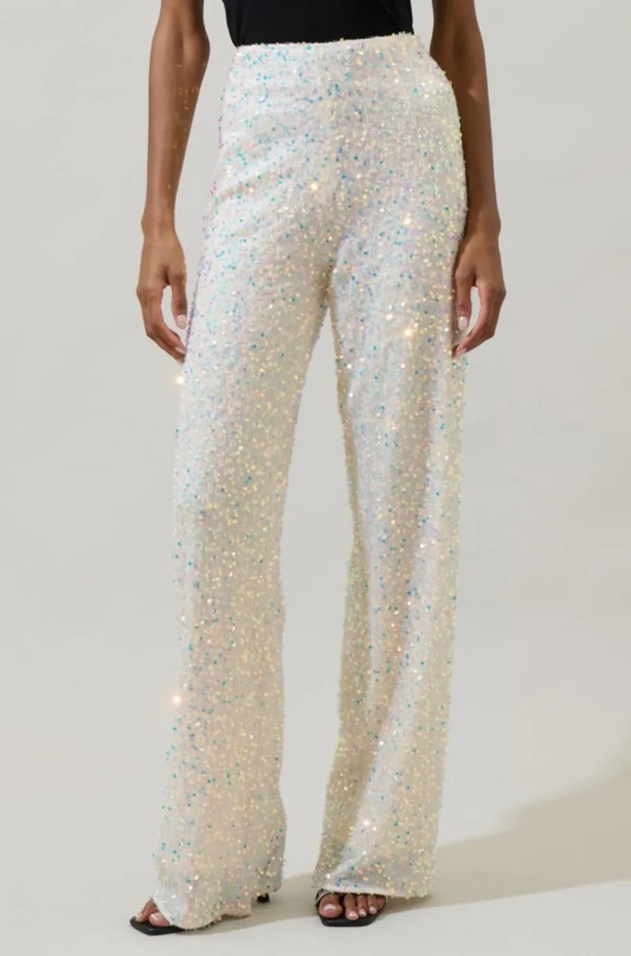 Josie White Sequin Pants