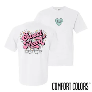 Kappa Sig Sweetheart White Short Sleeve Tee