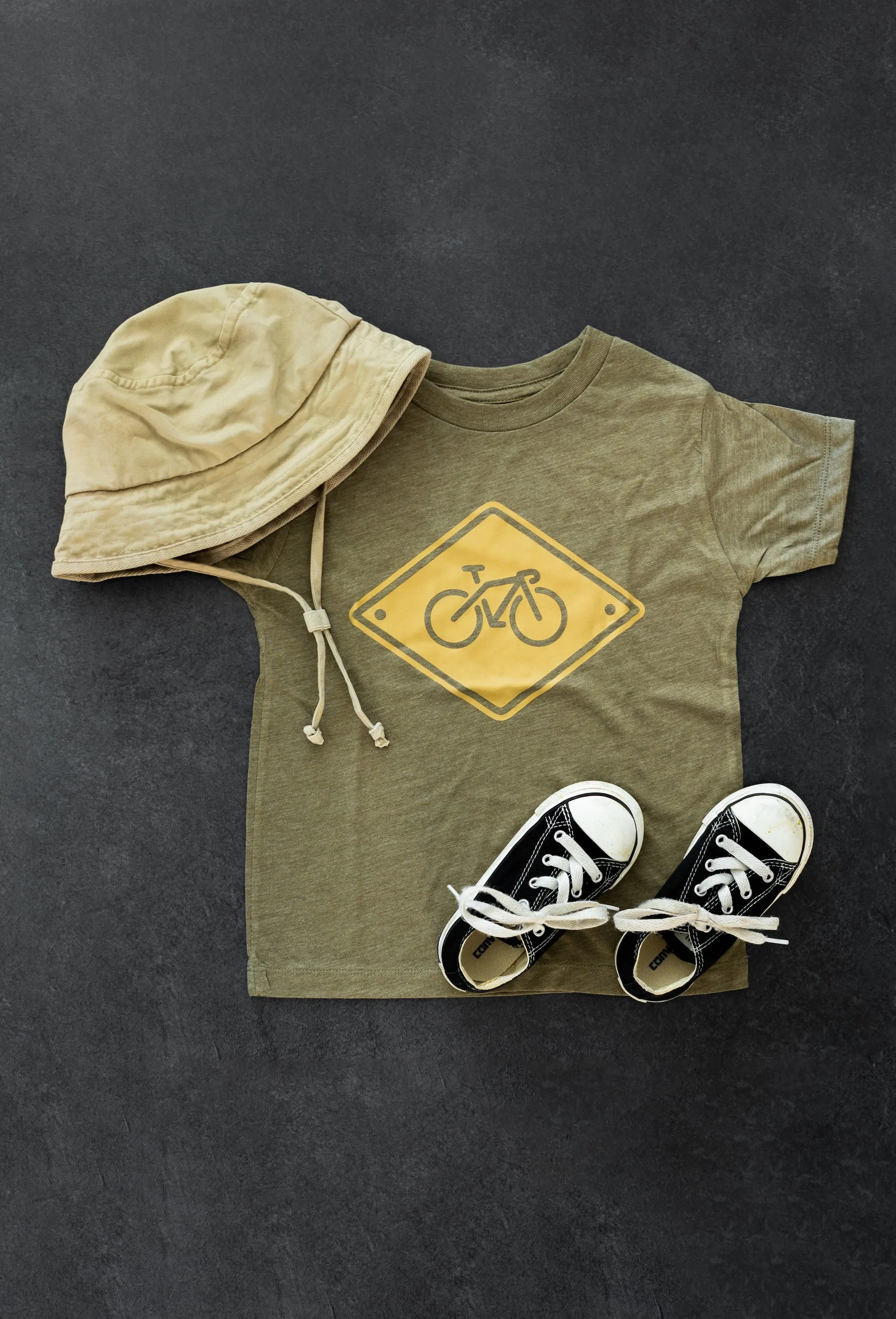 Kids Bike Sign Graphic T-Shirt