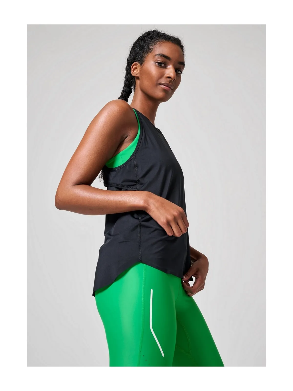 koszulka sportowa CASALL Technical Loose Tank czarny