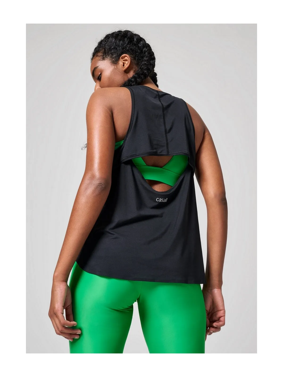 koszulka sportowa CASALL Technical Loose Tank czarny