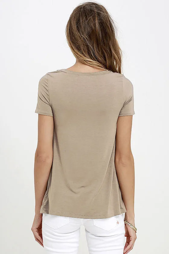 Lace Up Causal Shirt