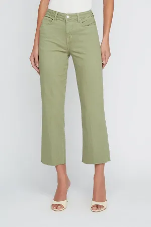 L'AGENCE - Wanda HR Crop Wide Leg in Soft Army