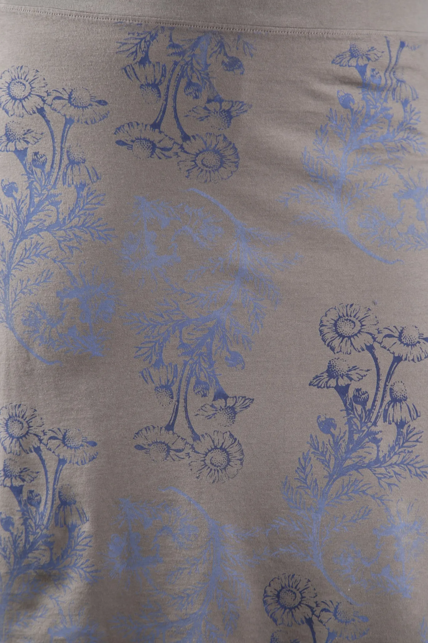 Layer Skirt Soot with floral blues 4169-P