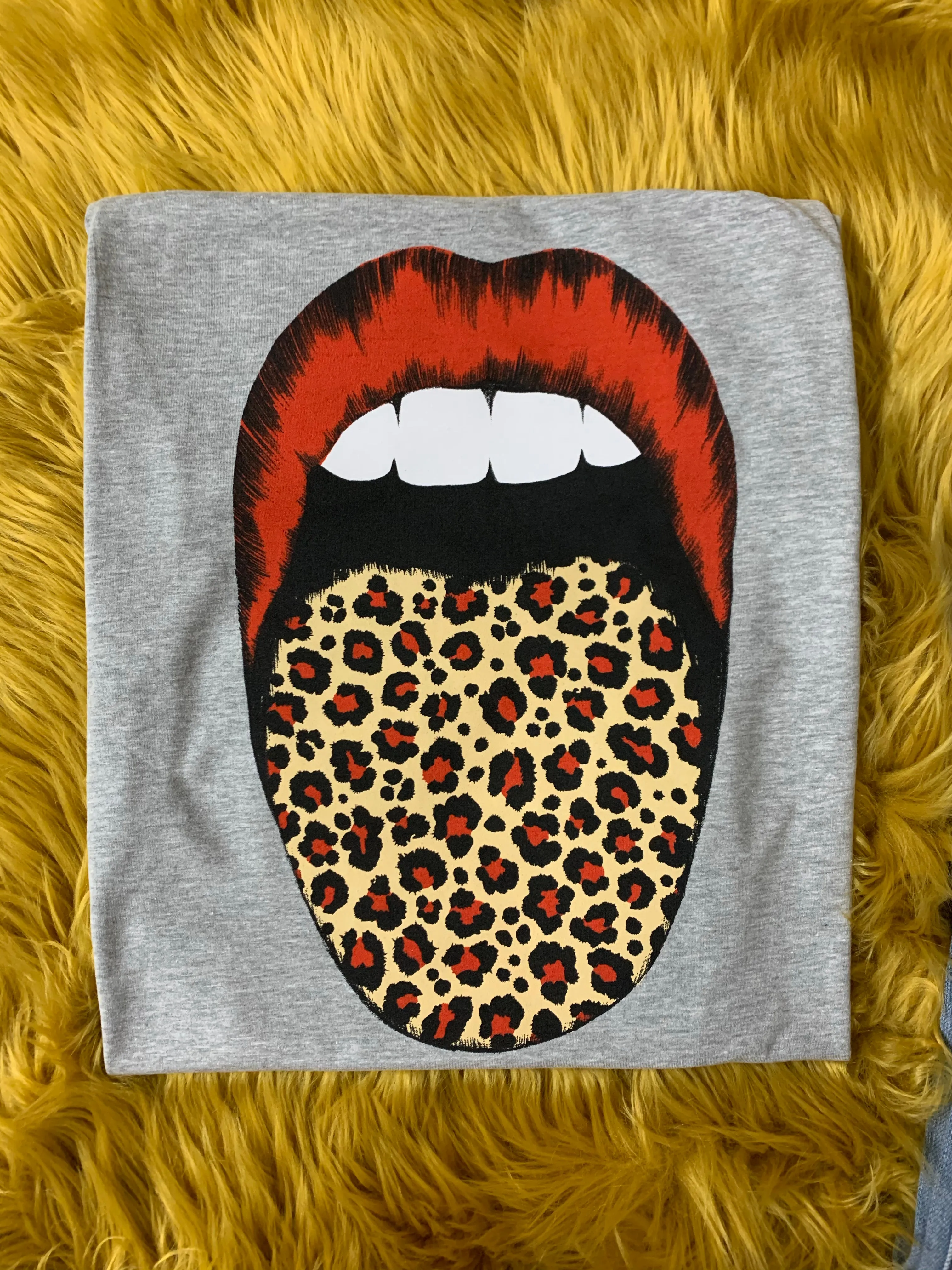 Leopard Lips Graphic T