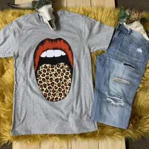 Leopard Lips Graphic T