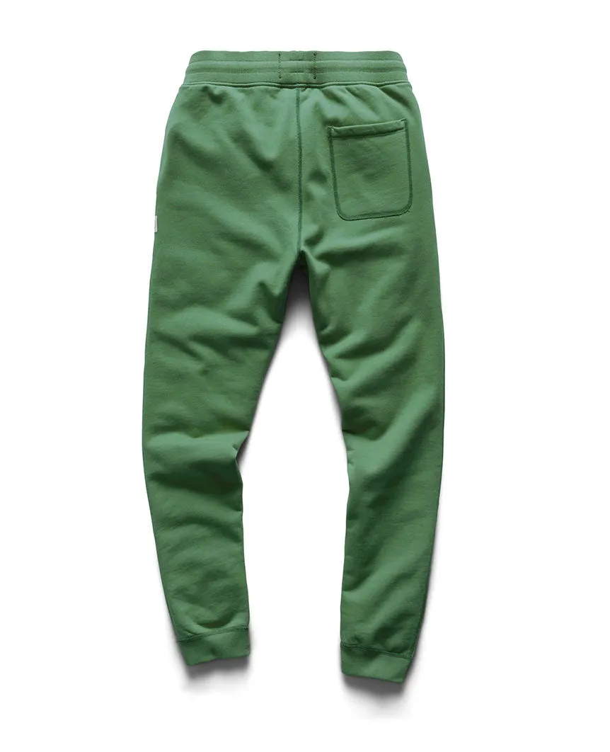 Lightweight Terry Slim Sweatpant Jade
