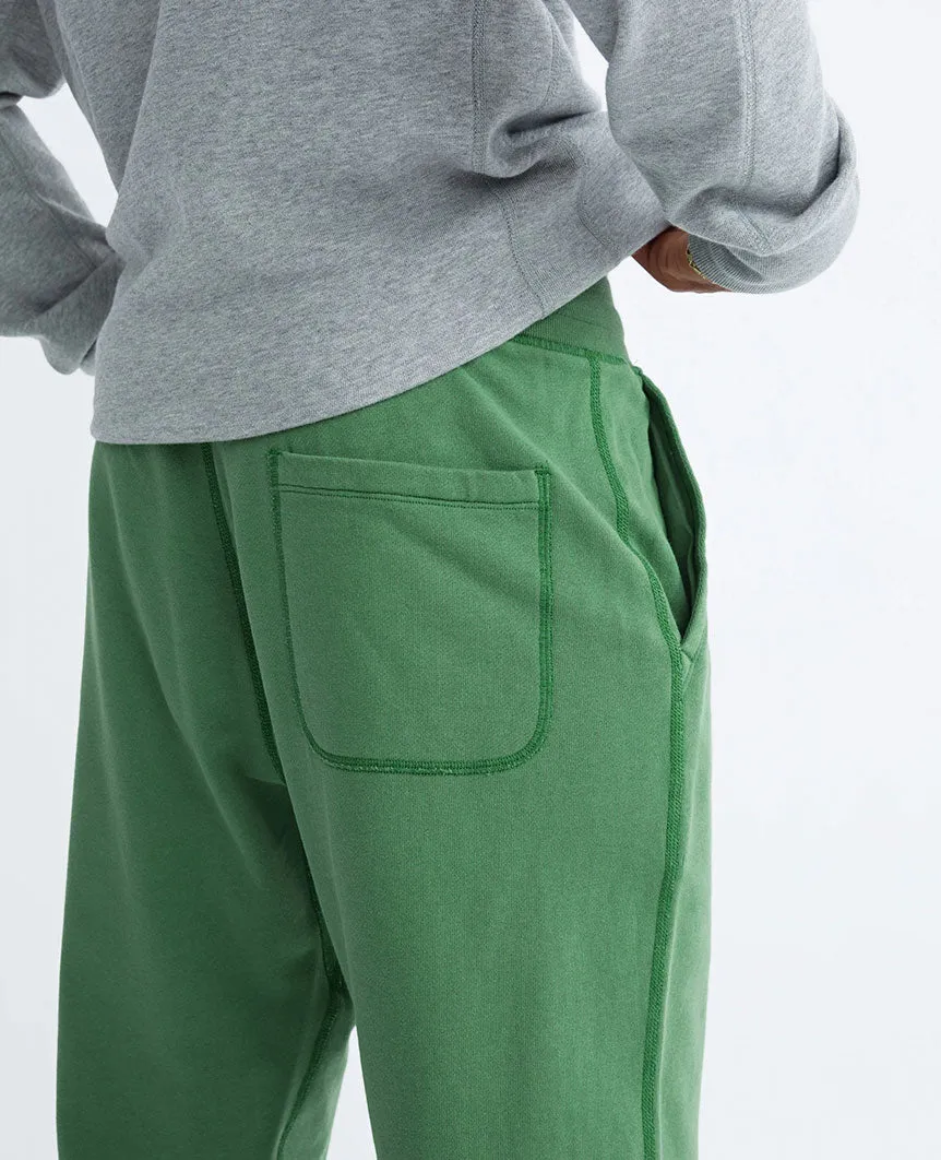 Lightweight Terry Slim Sweatpant Jade