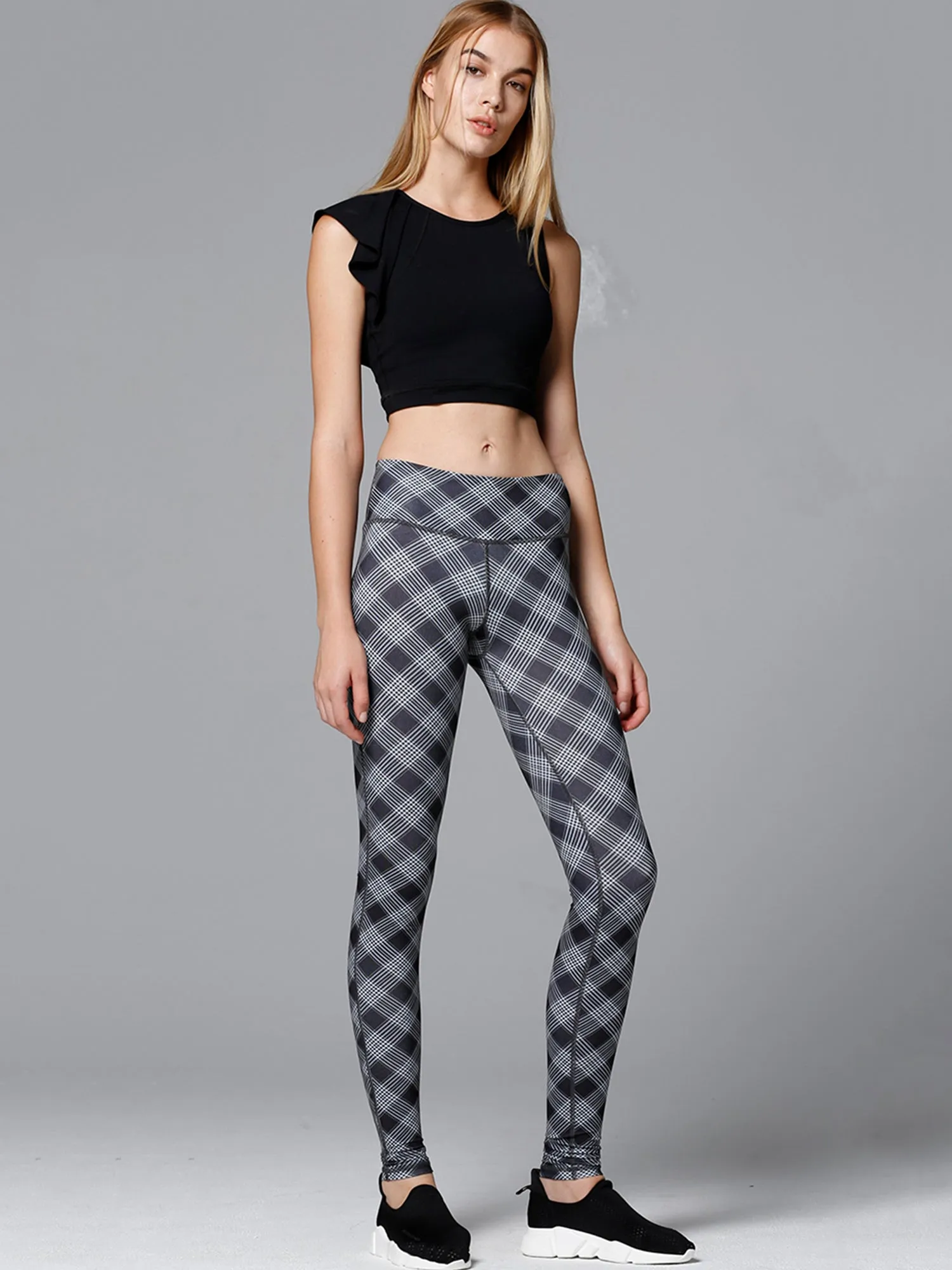 LILY CROPPED TOP, BLACK