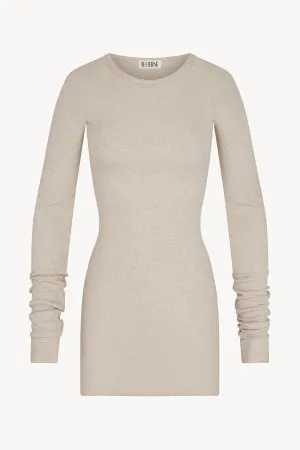 Long Sleeve Crewneck Mini Dress