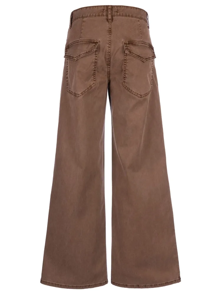 Meg Wide Leg Pant - Fudge