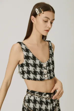 Milla Tweed Crop Top