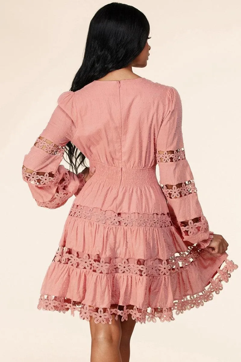 MINI DRESS WITH CUT OUTS