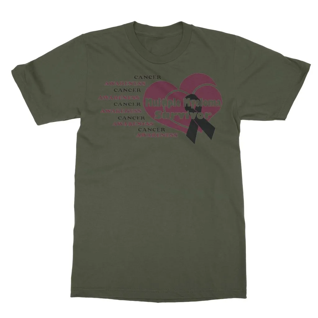 Multiple Myeloma Softstyle Ringspun T-Shirt