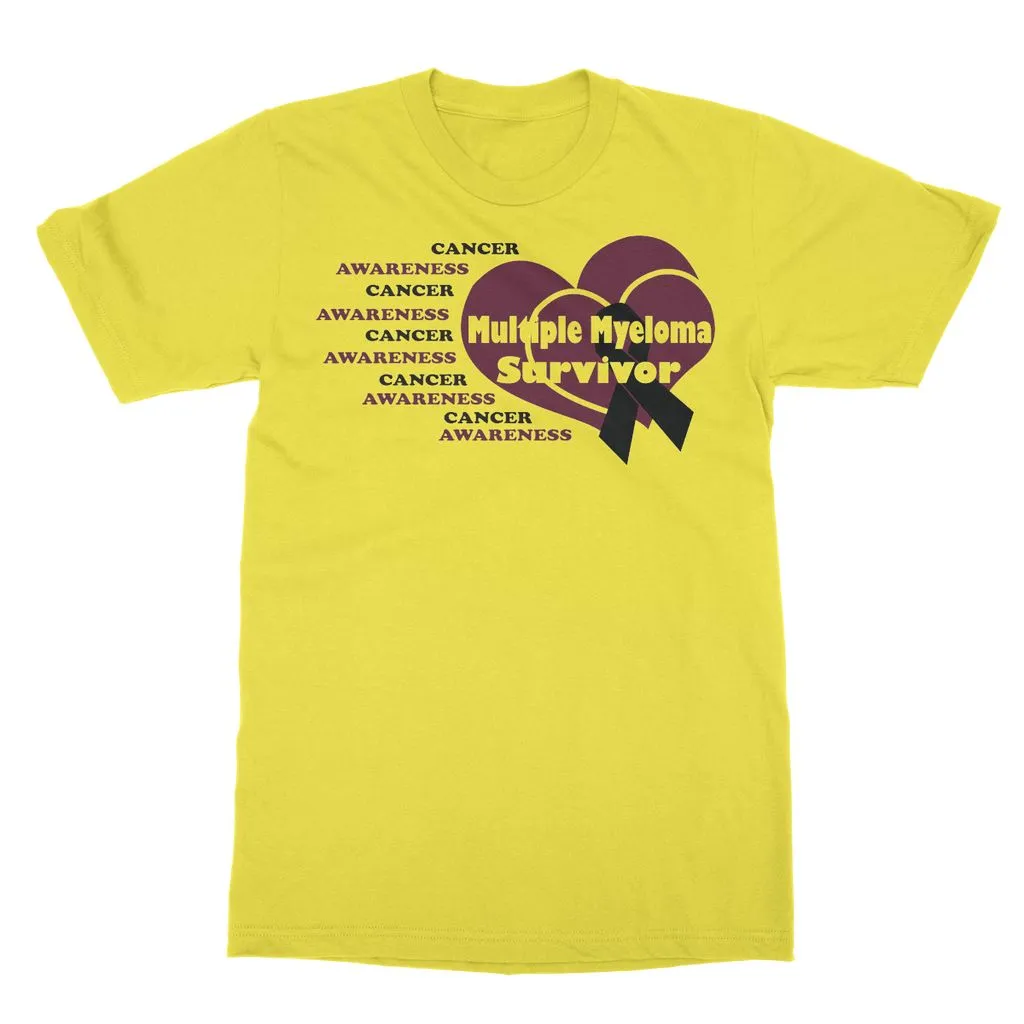Multiple Myeloma Softstyle Ringspun T-Shirt