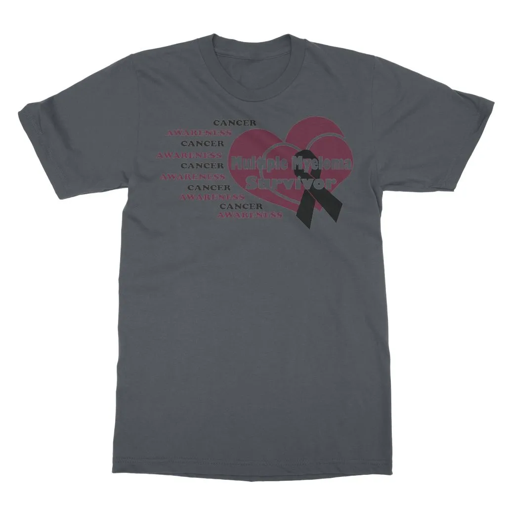 Multiple Myeloma Softstyle Ringspun T-Shirt