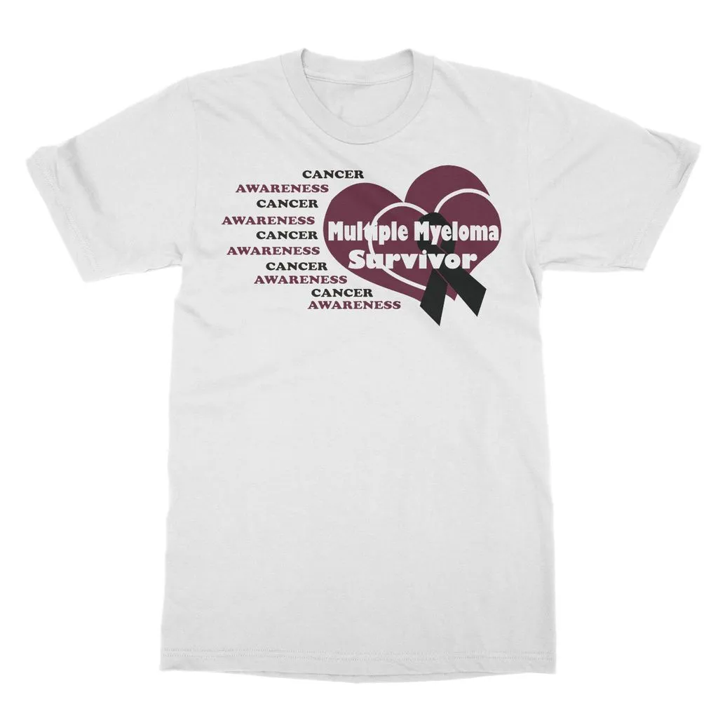 Multiple Myeloma Softstyle Ringspun T-Shirt